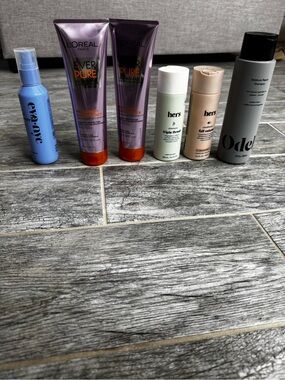 L'Oreal Metallic Shampoo&Conditioner, Odele Shampoo, Hers Shampoo&Condioner, EVA